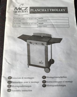 Barbecue a gas