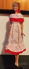 Vestito originale lungo  per bambola Barbie - RARO