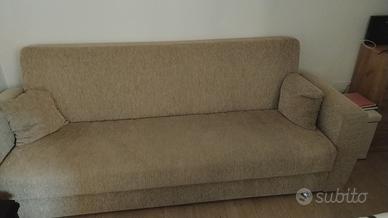 Divano Letto 3 posti con contenitore - Come NUOVO,
