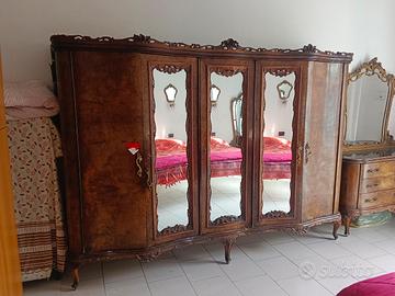 armadio stile chickenbach con specchi