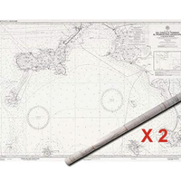 Carta nautica 5D + compasso per esame patente