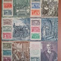 Serie completa francobolli I viaggi di Colombo