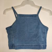 Top corto jeans 