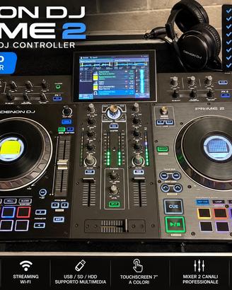 Denon DJ Prime 2 + Flight Case Professionale