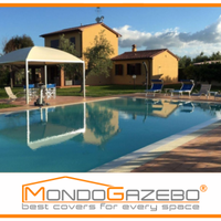 Gazebo Sun Pluvio certificato uso pubblico +misure