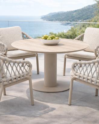Set tavolo Calla e poltroncina Nina da giardino