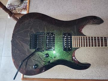 chitarra elettrica Cort X-Custom Mystic Ice Crazer