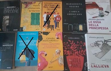Lotto libri gialliste italiane