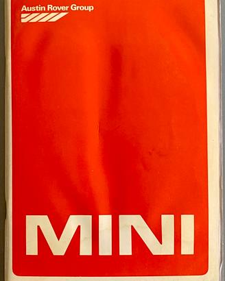 Libretto Uso Manutenzione Mini Austin Rover 1982