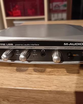 Scheda Audio M-Audio Mobilepre USB