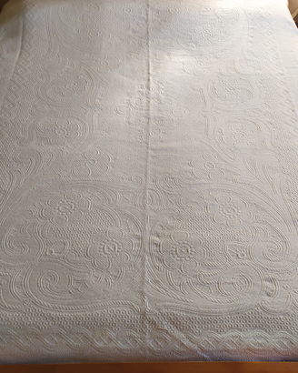 Copriletto vintage cotone in piquet