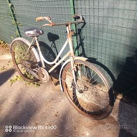 bici donna    con freni a stecca