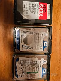 SSD 320gb, 250gb e 64 gb