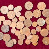 Lotto di 50 monete da Half penny Regno Unito