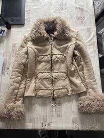 Giacca Alcantara e pelliccia interna Taglia S