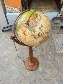 Lampada vintage mappamondo