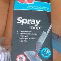 Scopa spray per lavare pavimento +6 panni microfi