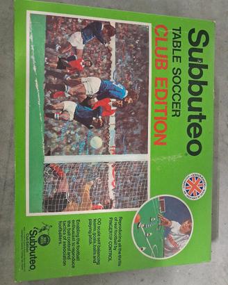 subbuteo club edition vintage anni 80 + accessori