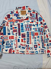 Giacca Levis in Denim Print Paris L Nuova 