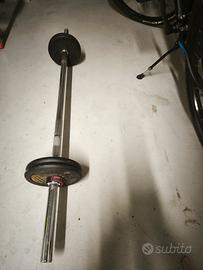 asta bilanciere più dischi 