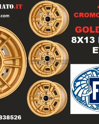Cerchi cromodora cd66 8x13 4x98 et-3 FIAT ORO