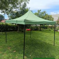 GAZEBO con pareti laterali e zanzariera 3x3 m