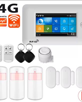 Kit Allarme Tuya 4g gsm wifi Personalizzabile