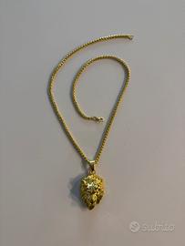 Collana Oro Ciondolo Leone