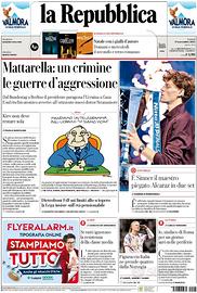 La Repubblica del 17 novembre 2025