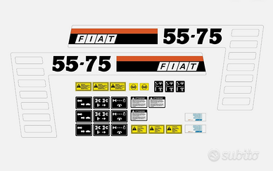 Decalcomanie Fiat 55-75 vigneto