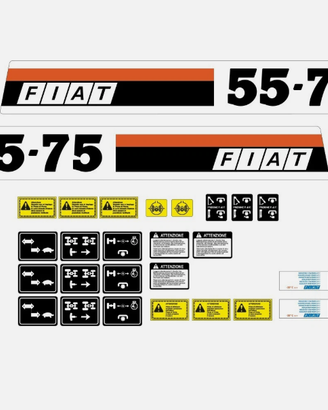 Decalcomanie Fiat 55-75 vigneto