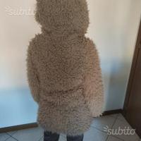 Cappotto peloso giovanile taglia s