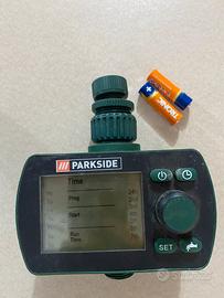 Timer giardino parkside a batteria