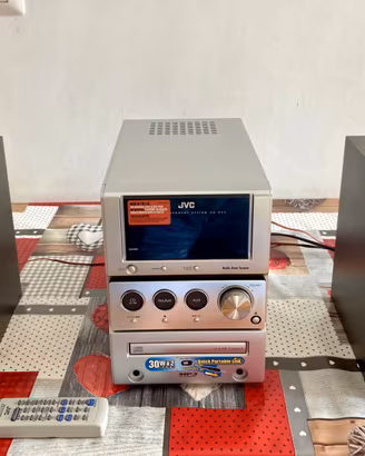 Stereo Hi-Fi Micro JVC UX-G33 CD MP3 Radio AUX con