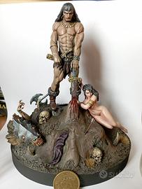 conan il barbaro frazzetta miniatura diorama 