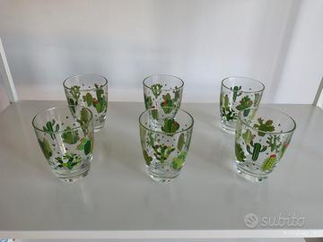 Bicchieri con tema siculo.