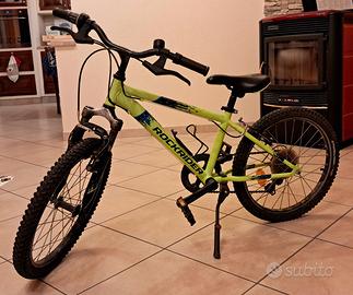 Bicicletta bambino mtb 20' rockrider ammortizzata