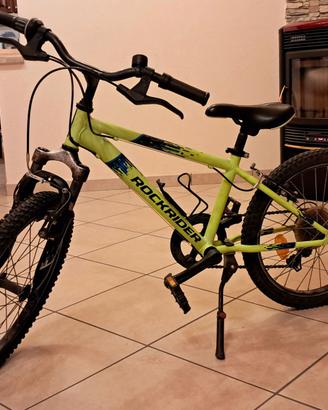 Bicicletta bambino mtb 20' rockrider ammortizzata