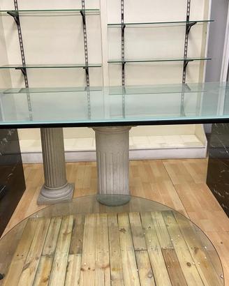 Tavolo presidenziale bai in marmo/ripiano in crist