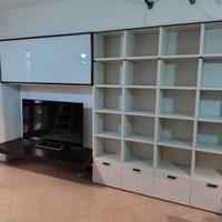 Mobile sala TV e libreria