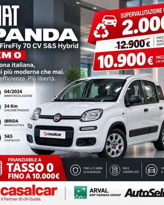 FIAT Panda 1.0 FireFly 70cv S&S Hybrid KM 0