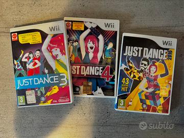Just Dance 3,4 e 2016 per Console Wii