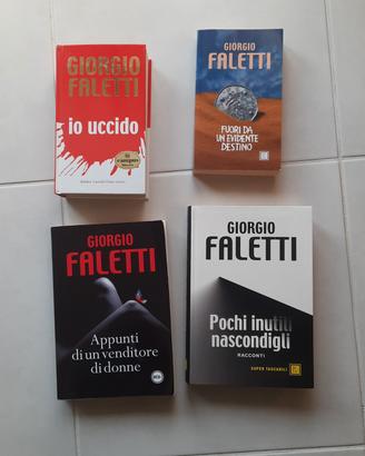 Set di 4 libri di Giorgio Faletti