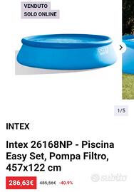 Piscina intex come da foto