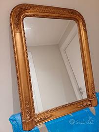 SPECCHIERA DORATA RETTANGOLARE