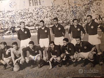 Fiorentina 1959 con undici autografi originali