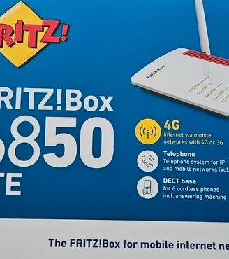 FRITZ!Box 6850 Modem Router 4G con Wi-Fi Dual Band