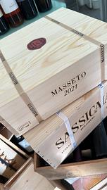 Vino cassa Masseto 2021