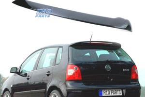 SPOILER VOLKSWAGEN VW POLO MK4 01-09 ABS NERO LUCI