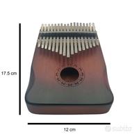 Kalimba - Finger piano 17 tasti in mogano